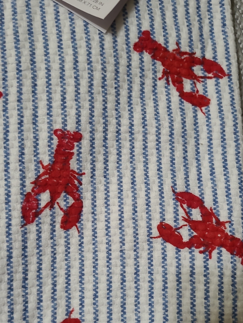 KitchenAid Red Lobster Motif Towels - Picture 3 of 6